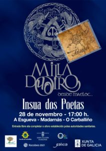 A ínsua dos poetas ofrece este sábado o concerto de Milladoiro polo seu 40 aniversario coa entrada libre ata completar aforo