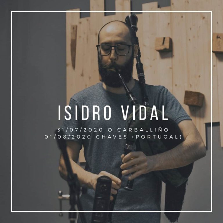 Concerto folk do gaiteiro carballiñés Isidro Vidal, este venres, 31 de xullo, no Anfiteatro da Veracruz